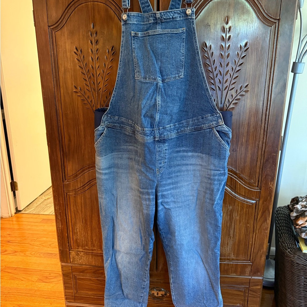 Maternity Denim Overalls